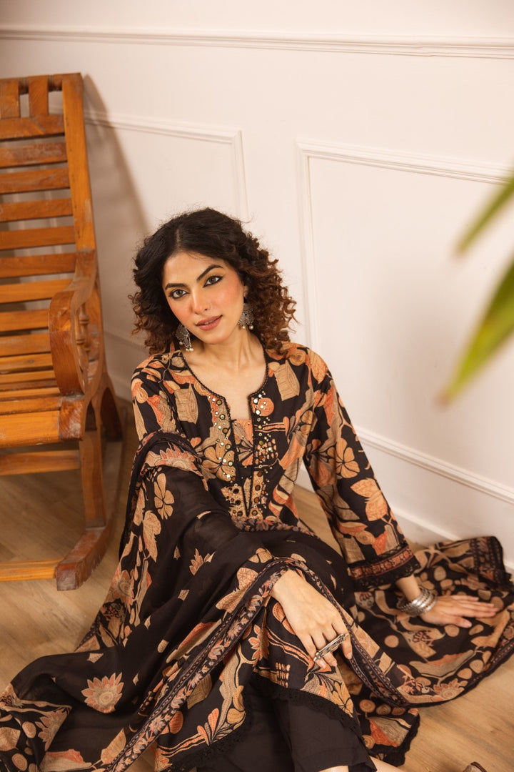 Karen oslo printed cotton suit set