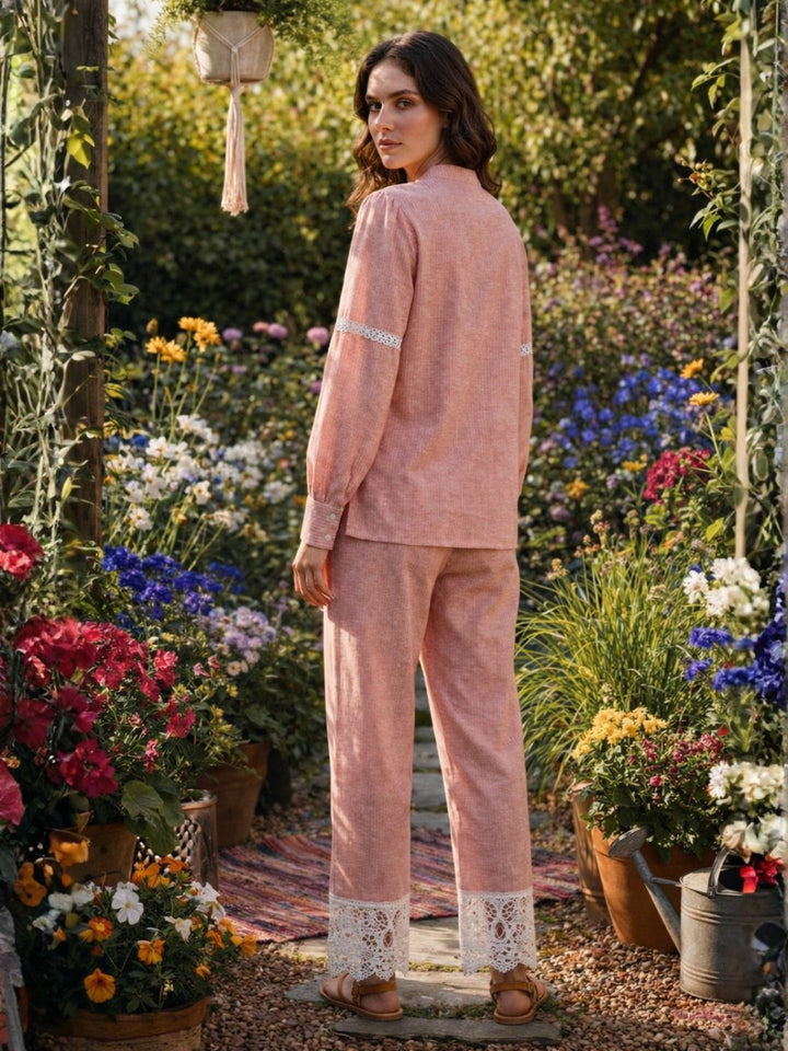 Perka garnet cotton co-ord set