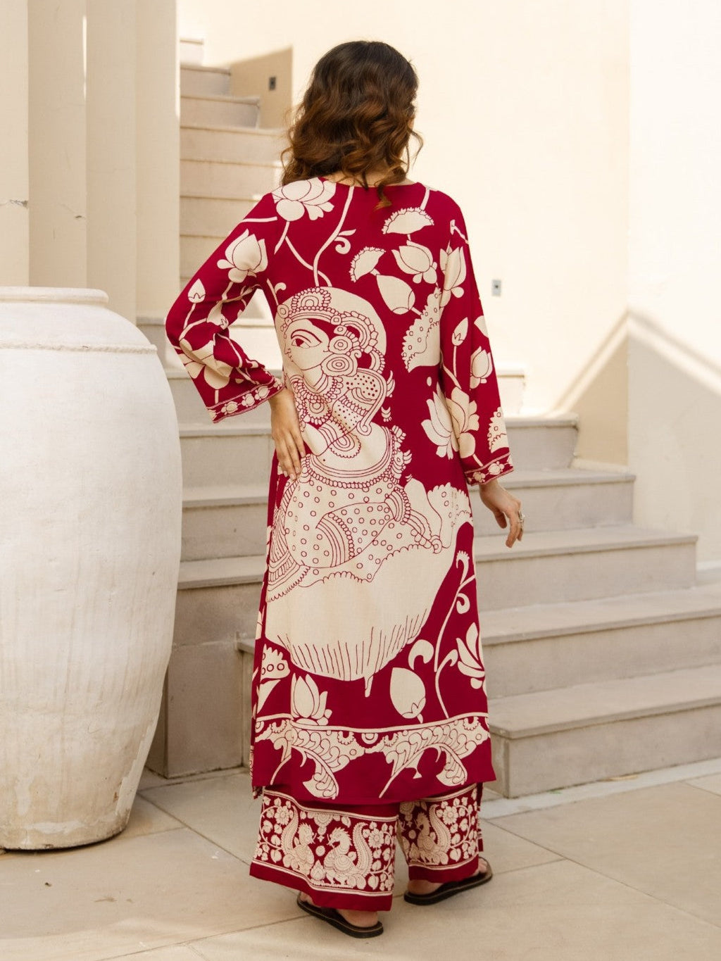 Karen persian cotton kurta pant set