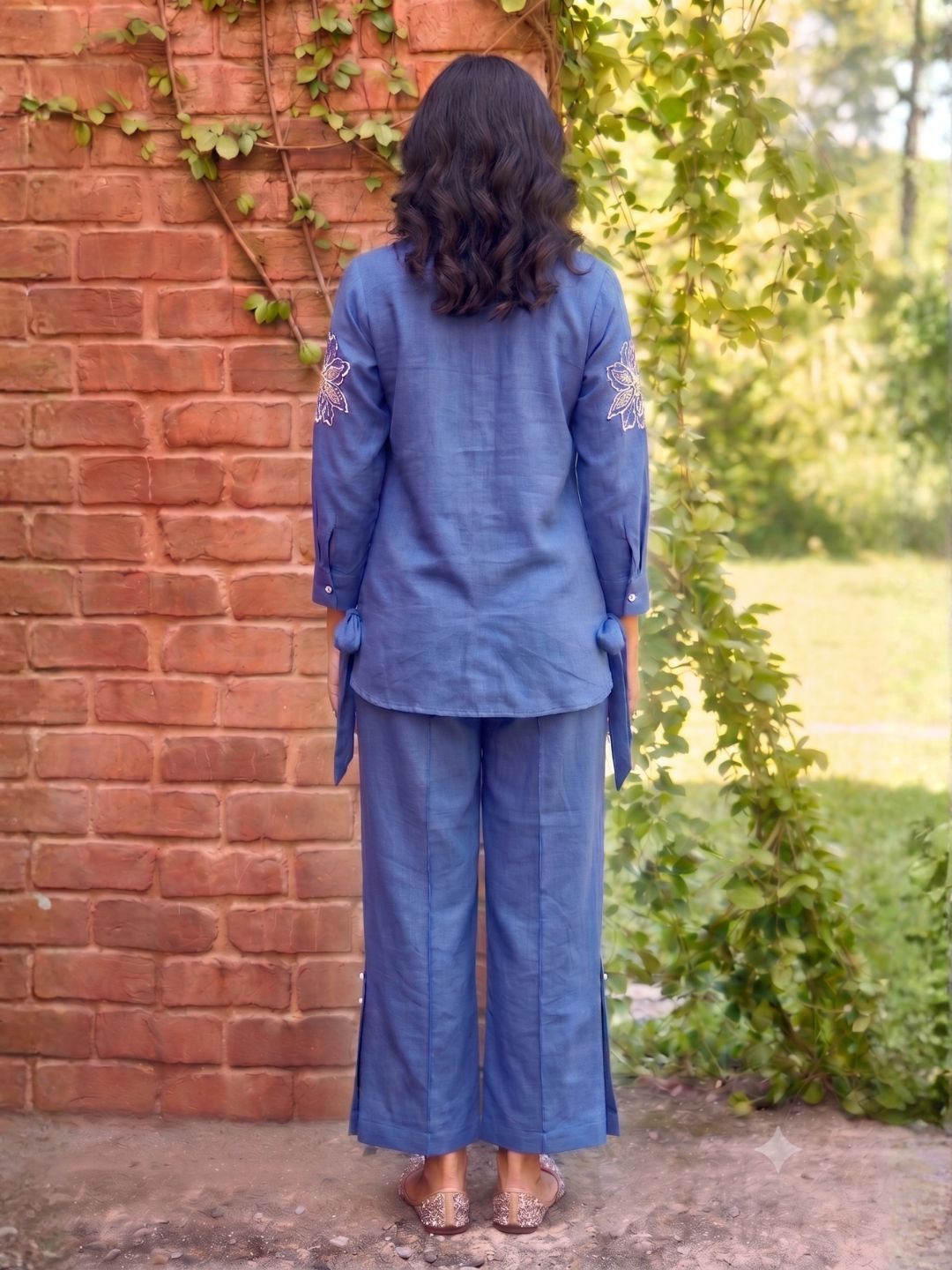 Wespret persian embroidery cotton co-ord set