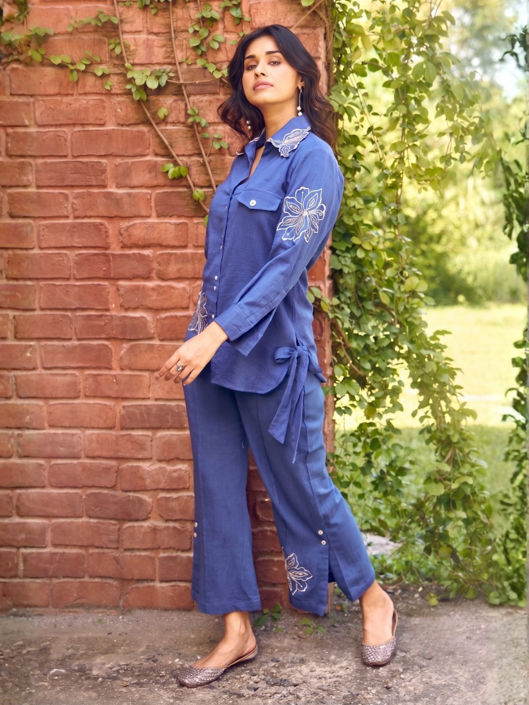 Wespret persian embroidery cotton co-ord set
