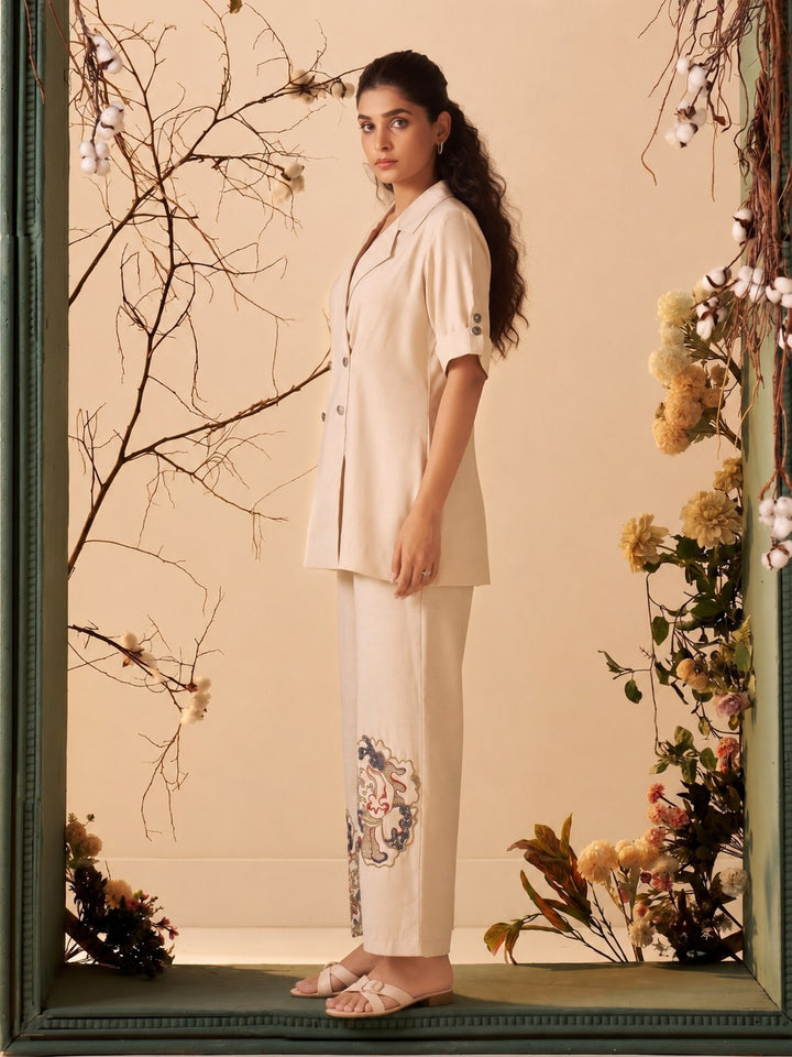 Tisca Tuscan embroidery co-ord set