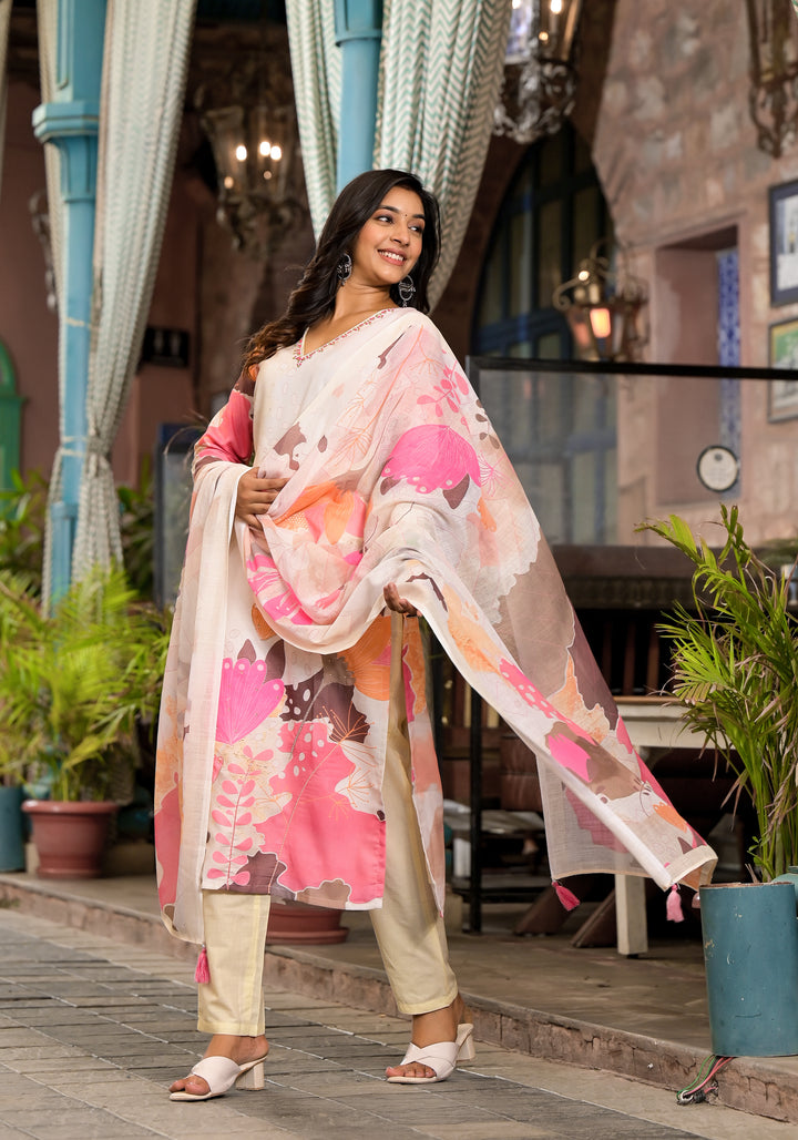 Dhvani Flora Printed Suit Set
