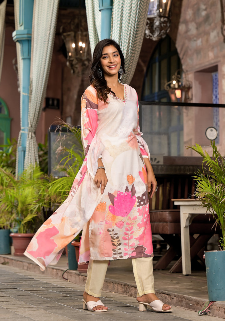 Dhvani Flora Printed Suit Set