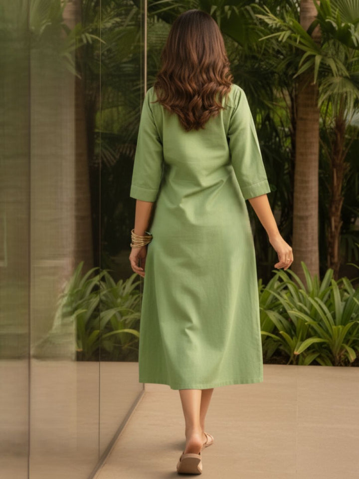 Ivanka Sage cotton dress
