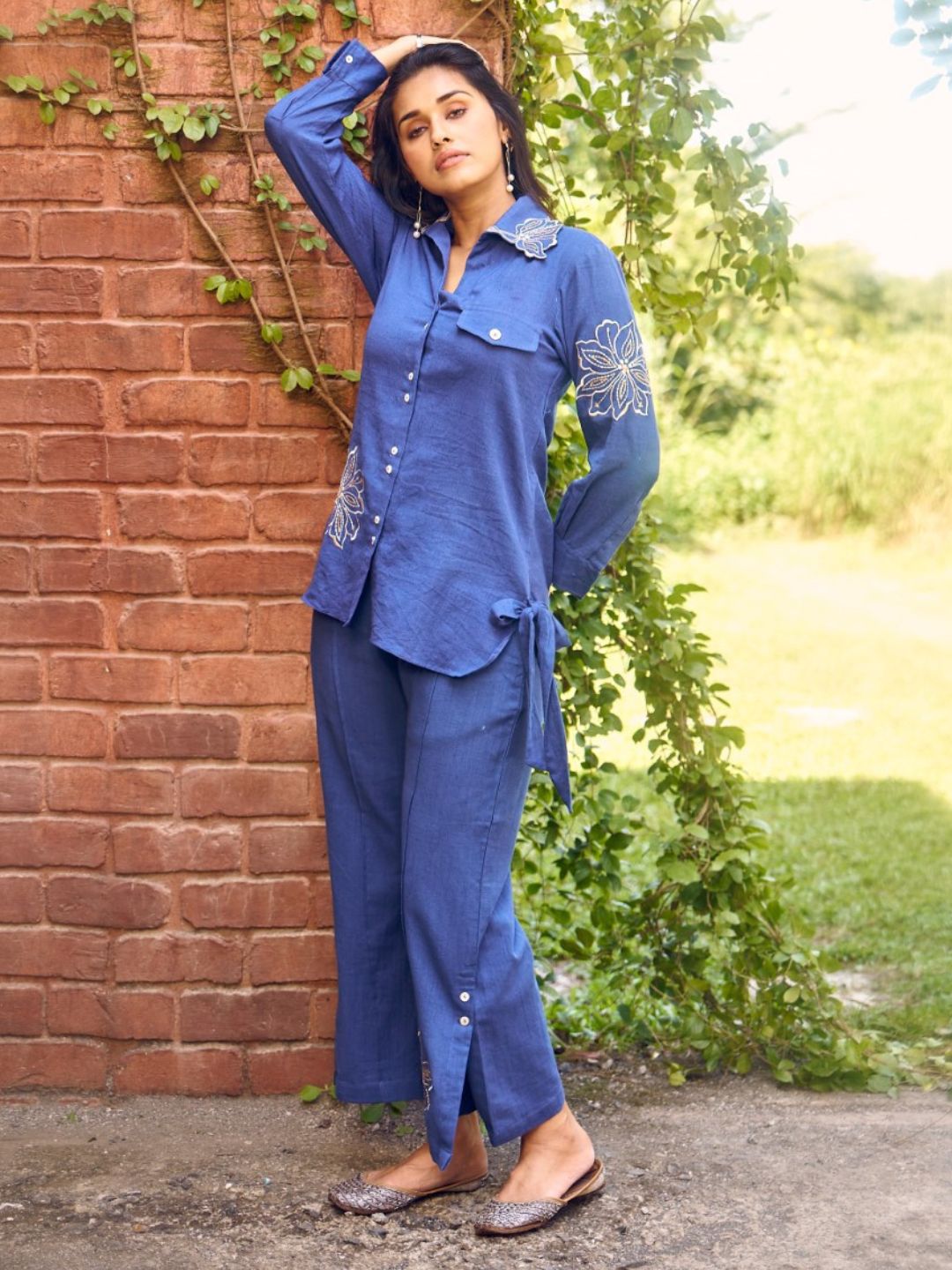 Wespret persian embroidery cotton co-ord set