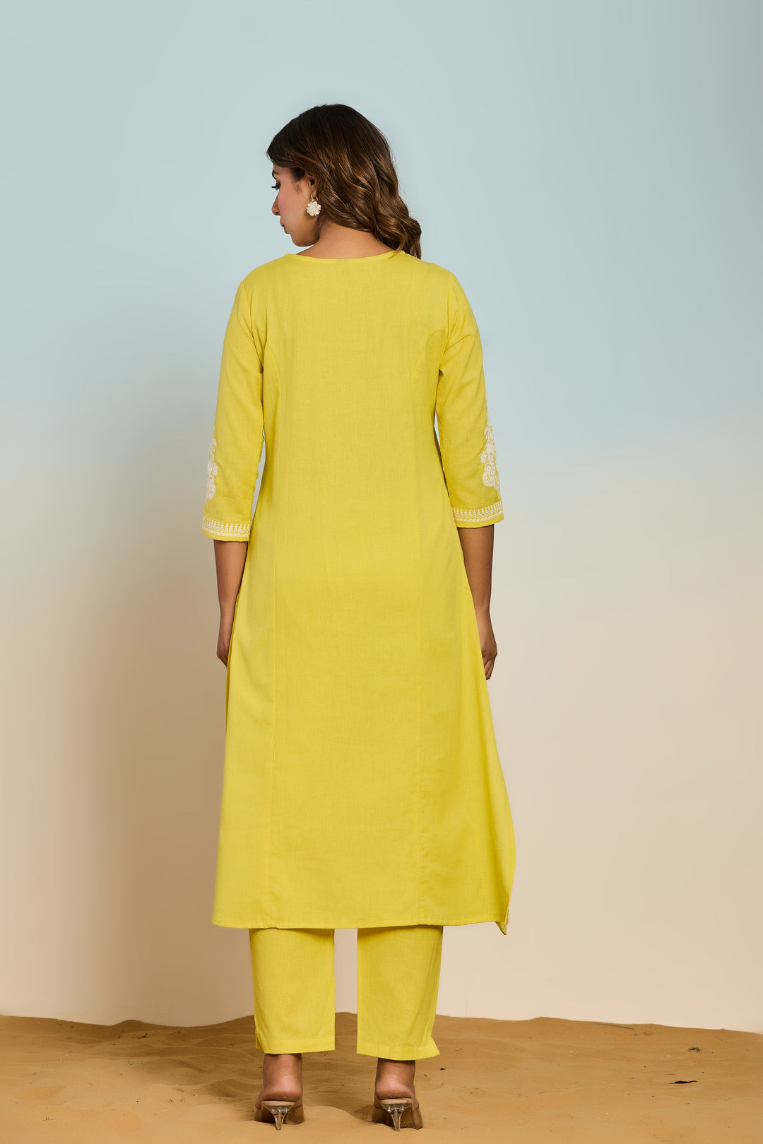 Rajhans parakeet Cotton Kurta pant set