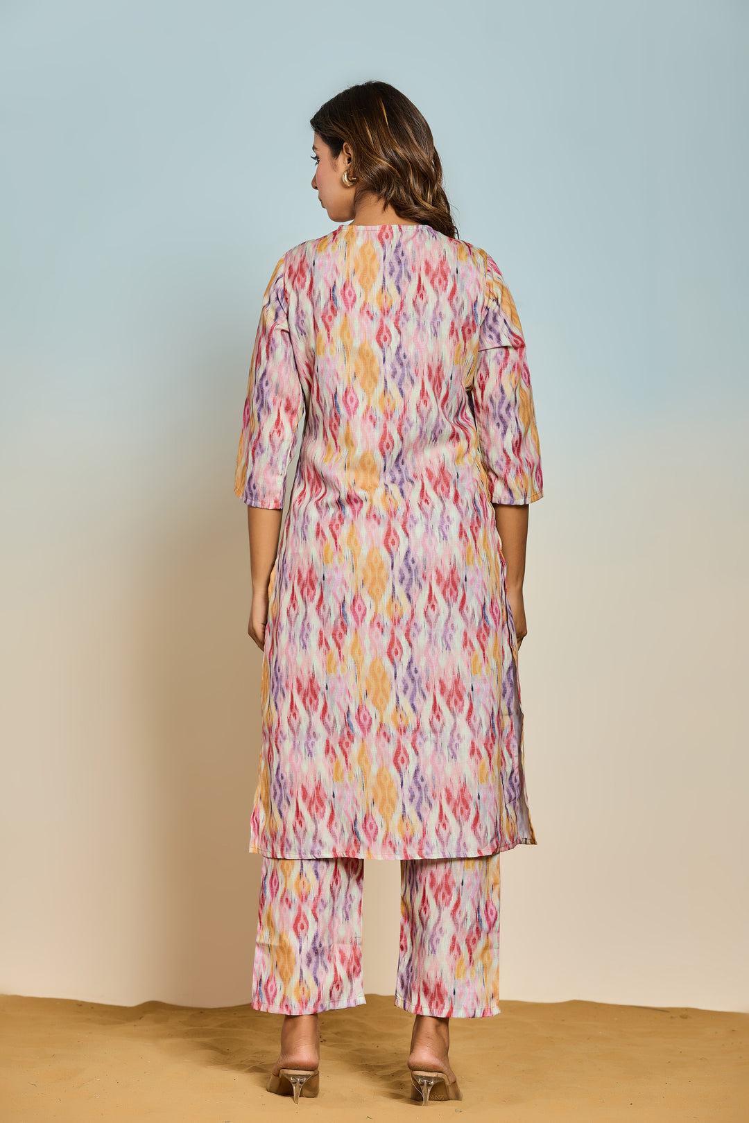 Bindiya Candy Linen Kurta Pant set