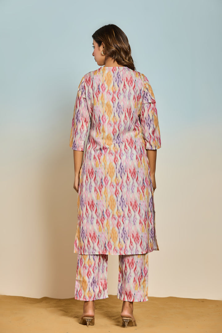Bindiya Candy Linen Kurta Pant set