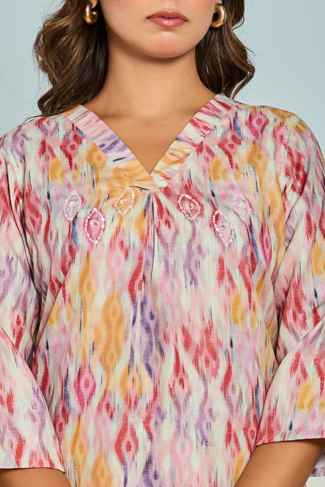 Bindiya Candy Linen Kurta Pant set