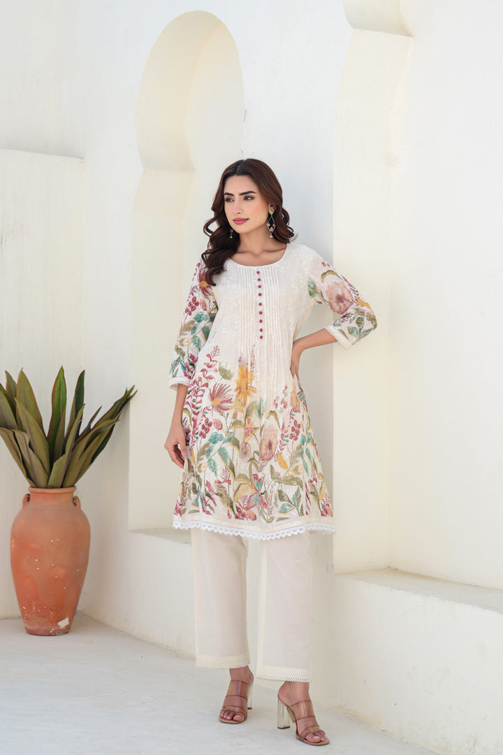 Tiara alabaster cotton co-ord set