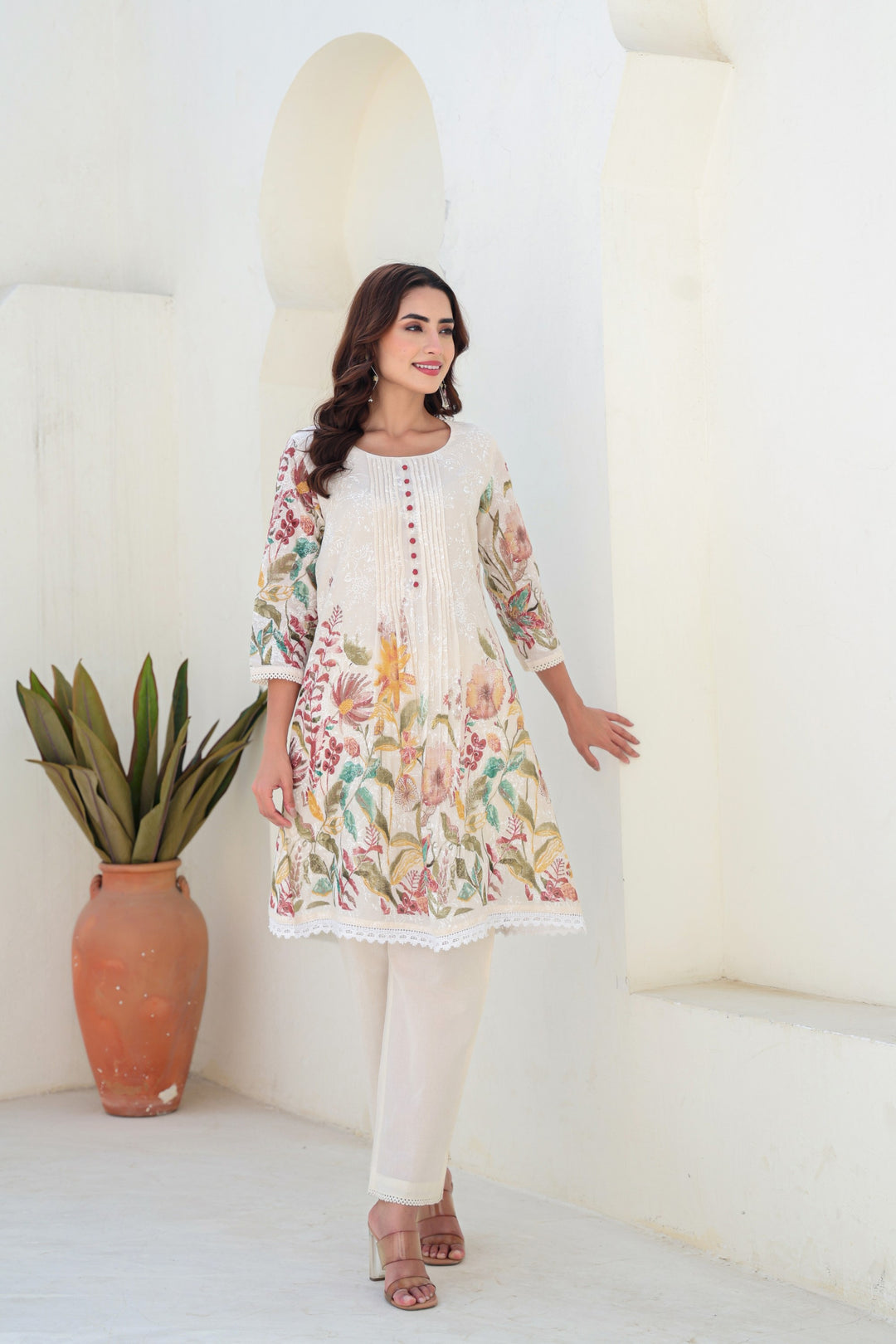 Tiara alabaster cotton co-ord set