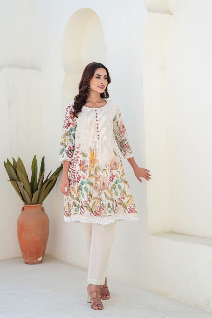 Tiara alabaster cotton co-ord set