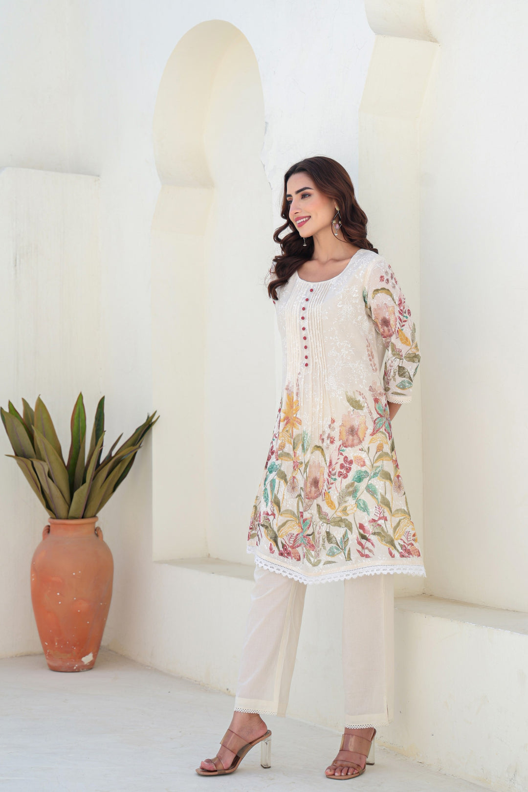 Tiara alabaster cotton co-ord set