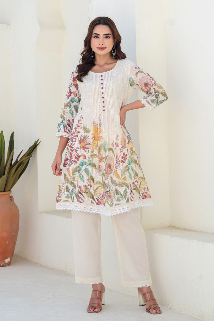 Tiara alabaster cotton co-ord set