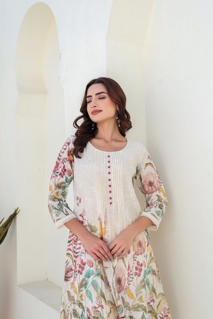 Tiara alabaster cotton co-ord set