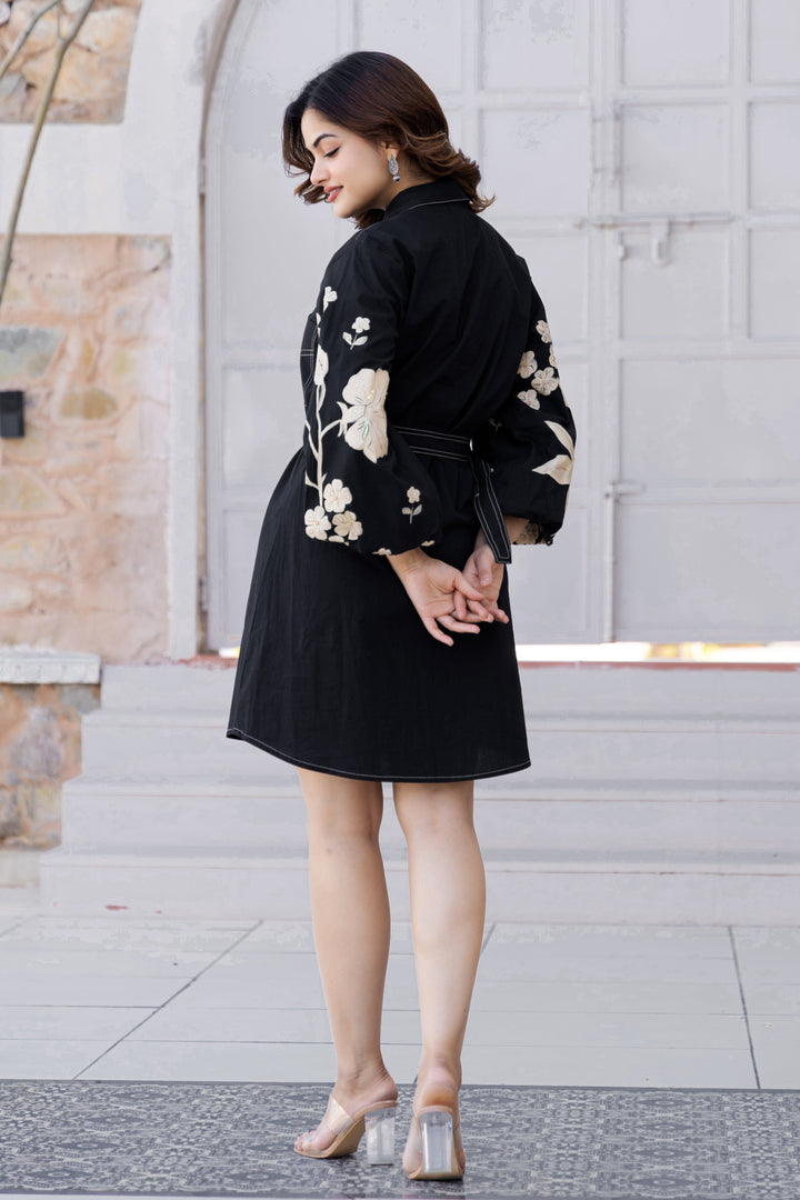 Akira Sapphire Cotton Dress