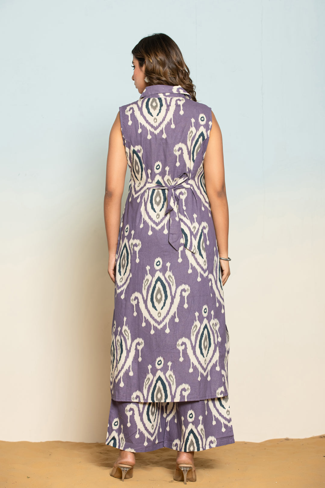 ITI INDIGO COTTON KURTA PANT SET