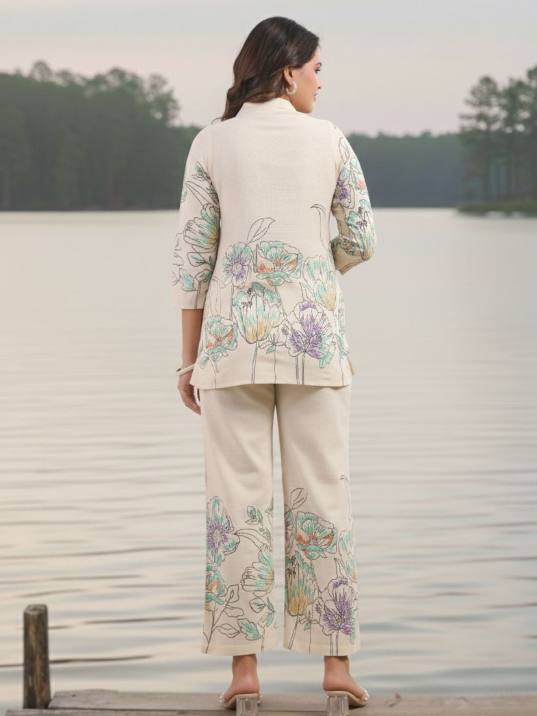 Hardik Snow Printed Cotton Co-ord Set