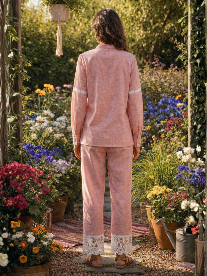 Perka garnet cotton co-ord set