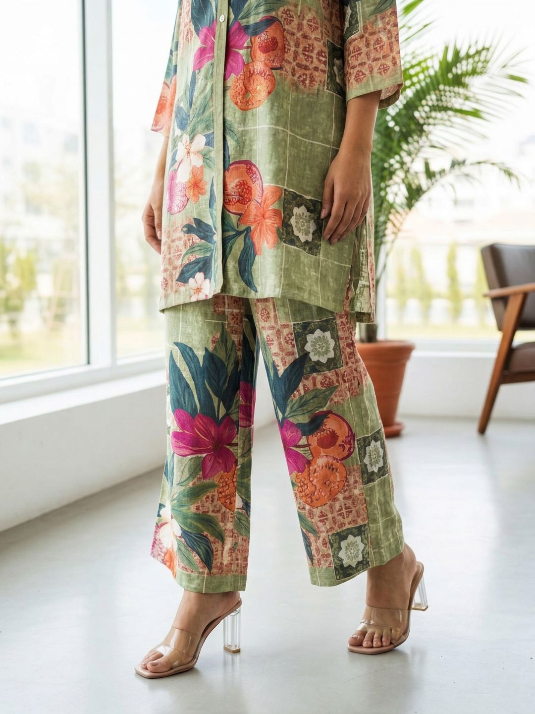 Akshara kelly printed Cotton co-ord set