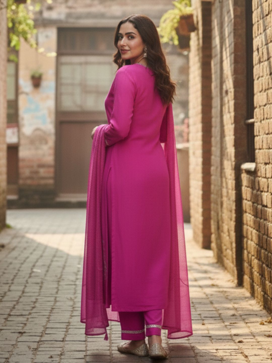 Albeli Rose Premium Work Suit Set