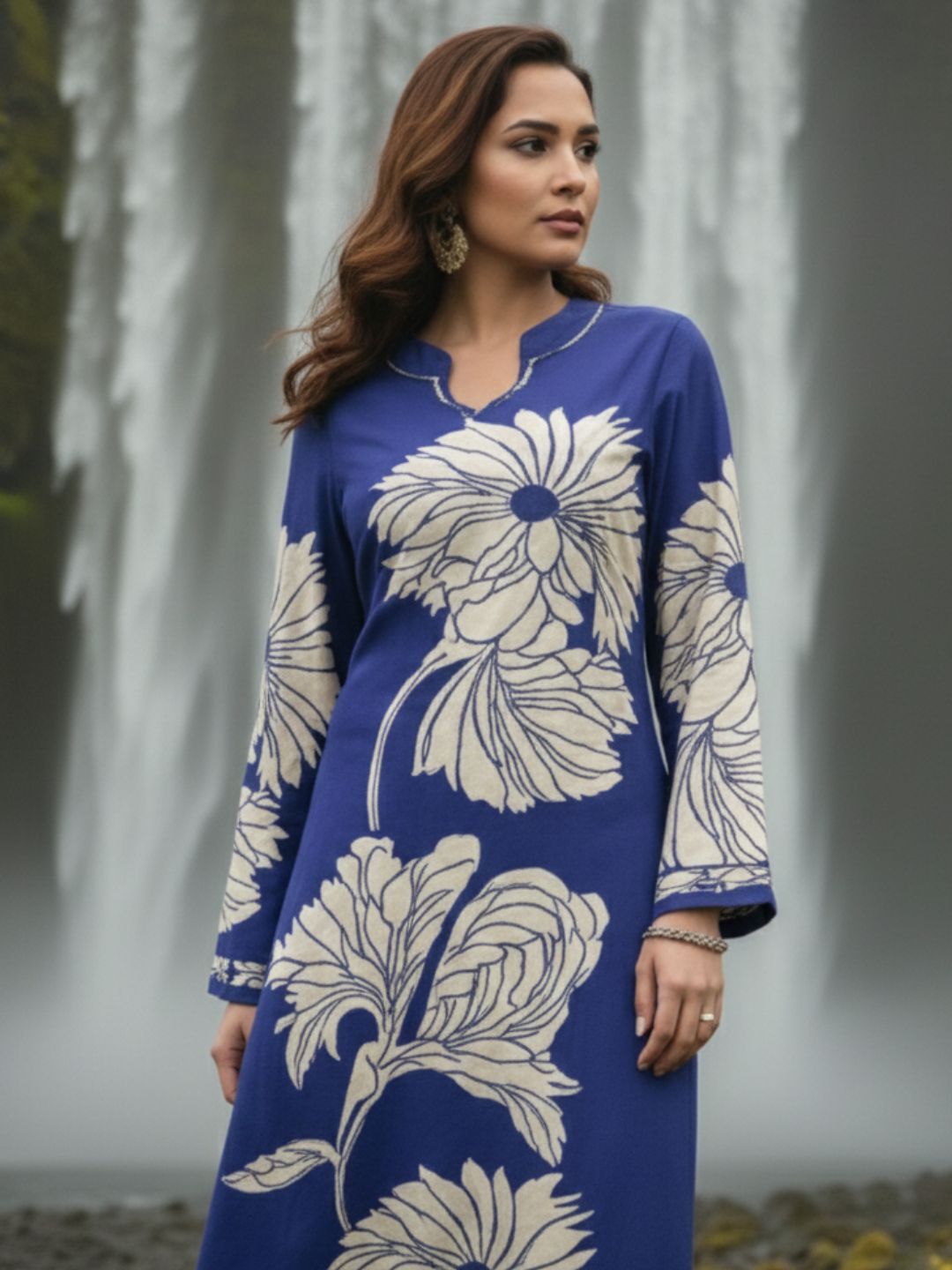 Bakul Spruce Digital Printed Kurta Pant Set