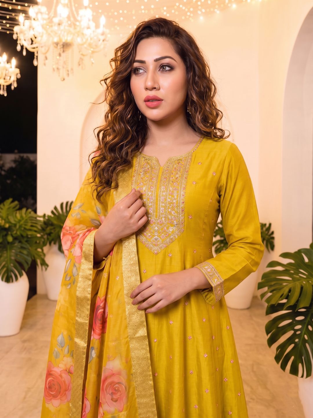 Shanti Amber Full Work Suit Set