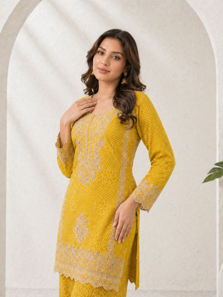 Zarkash Amber Full Work Suit Set
