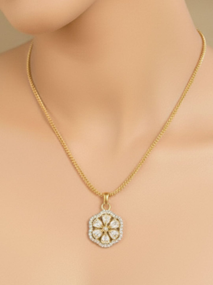 ANTAARA FLORAL STUD & PENDANT SET