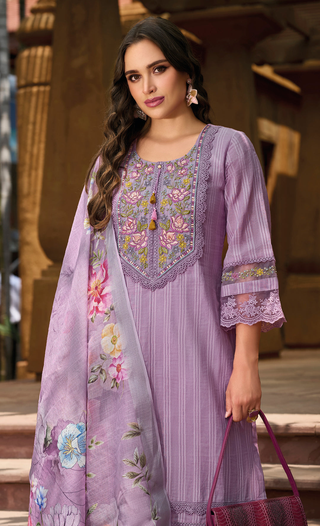 Kina Lily Embroidered Pakistani Cotton Suit Set