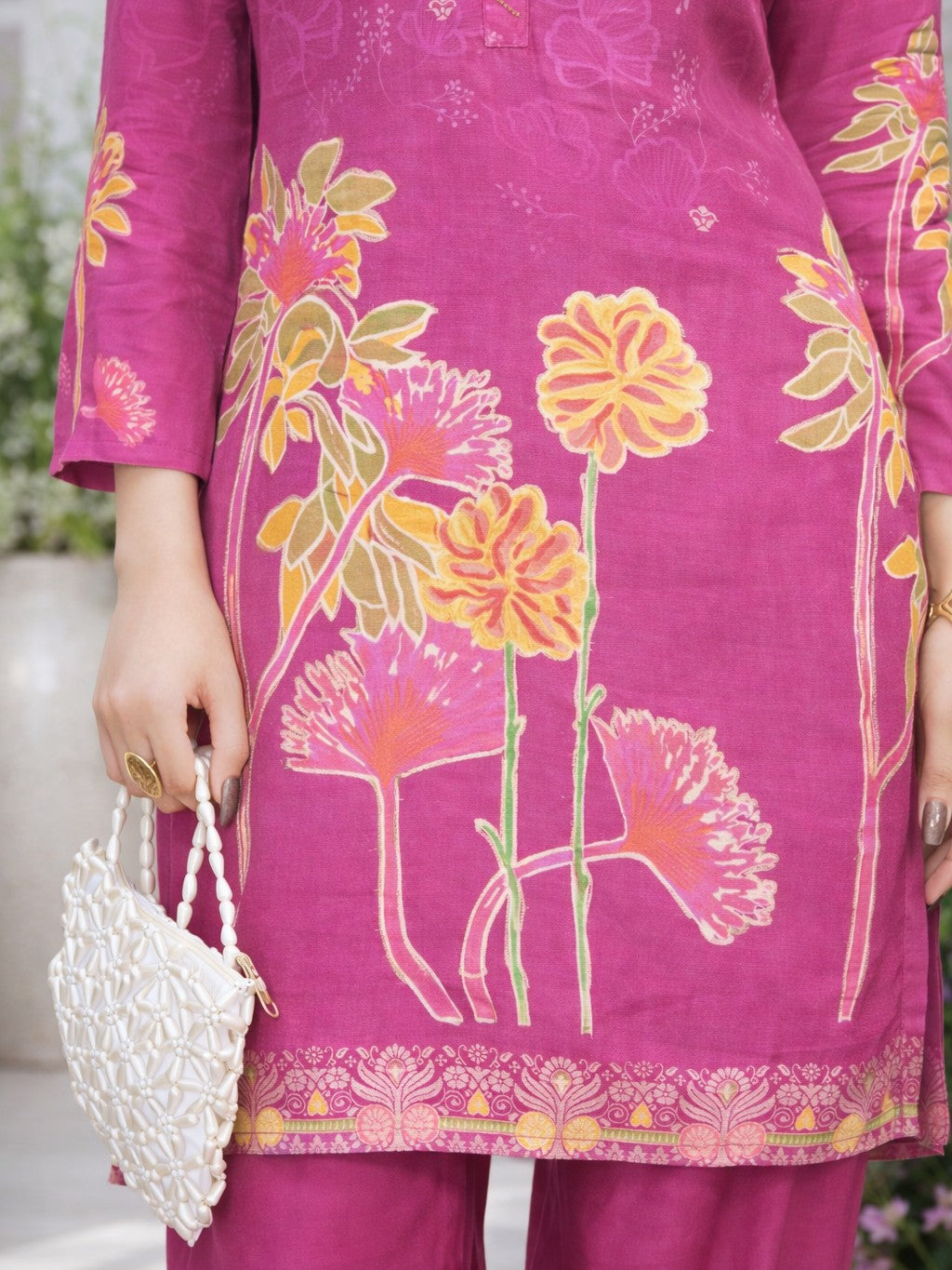 Palash flamingo premium co-ord set