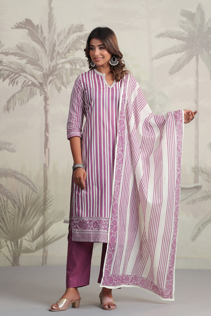 Yachi lily Cotton Suit Set