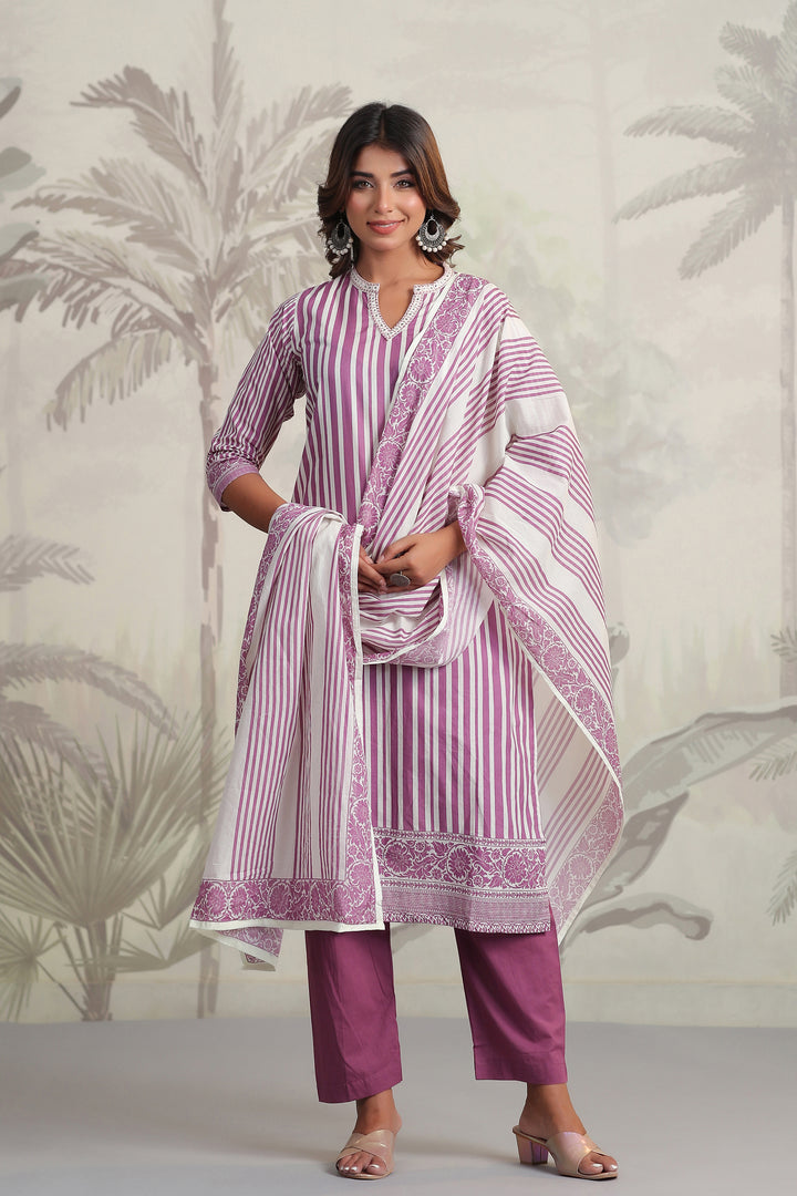 Yachi lily Cotton Suit Set