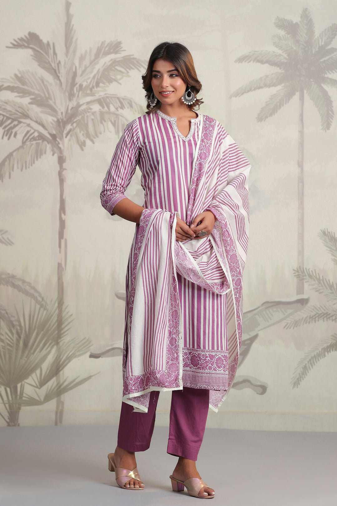 Yachi lily Cotton Suit Set