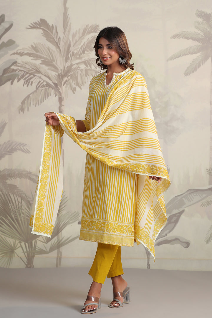 Yachi Sunshine Cotton Suit Set