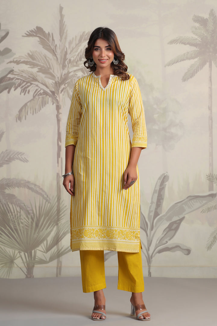 Yachi Sunshine Cotton Suit Set