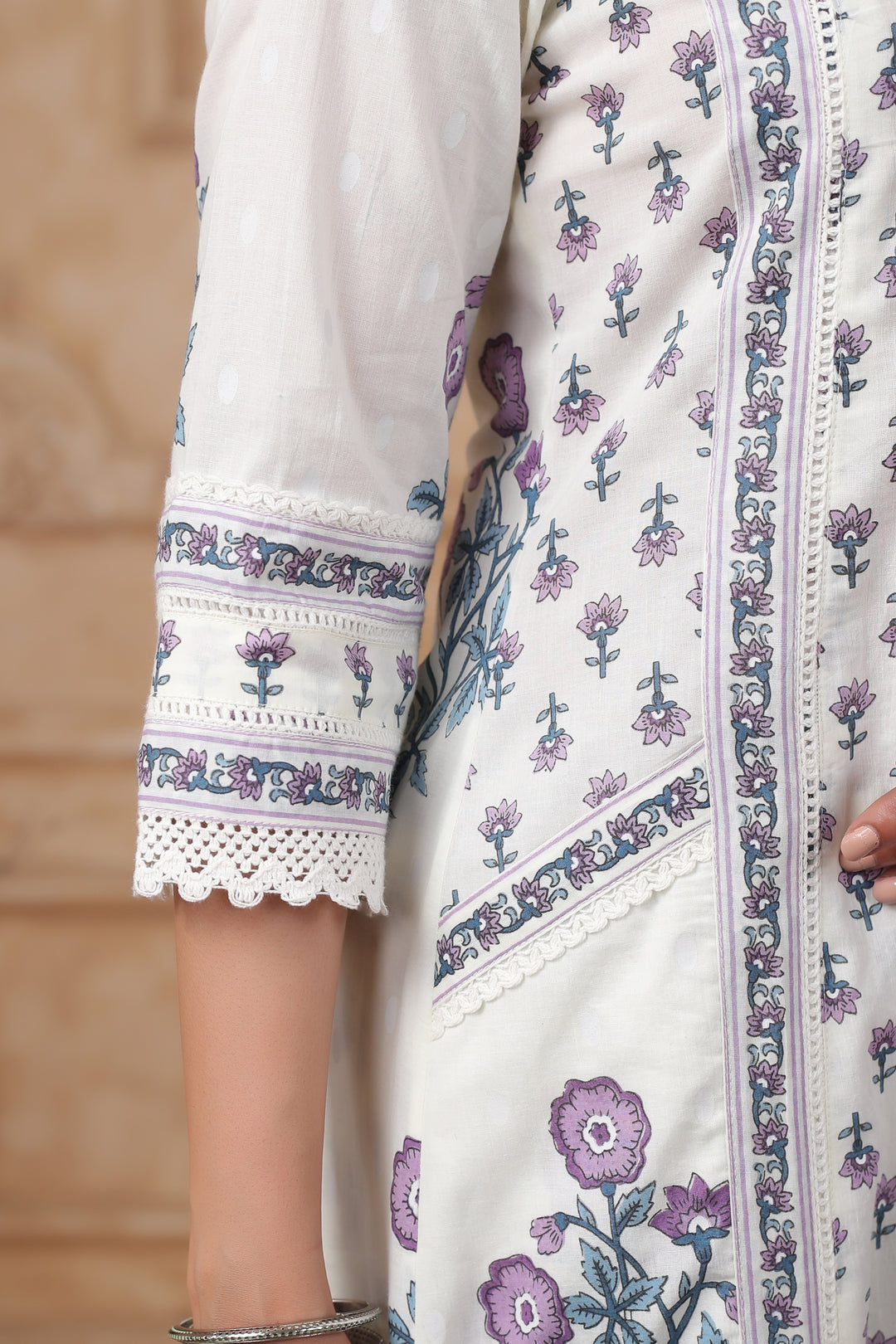 Hiya Orchid premium cotton suit set