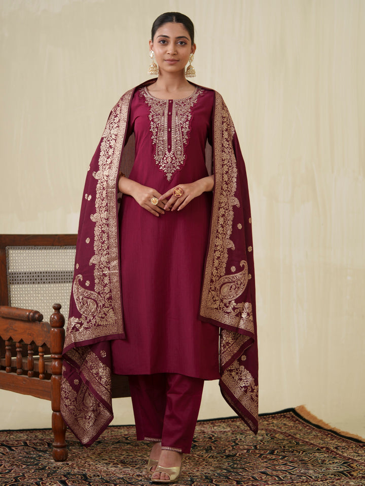 Reva Mulberry Work Suit Set