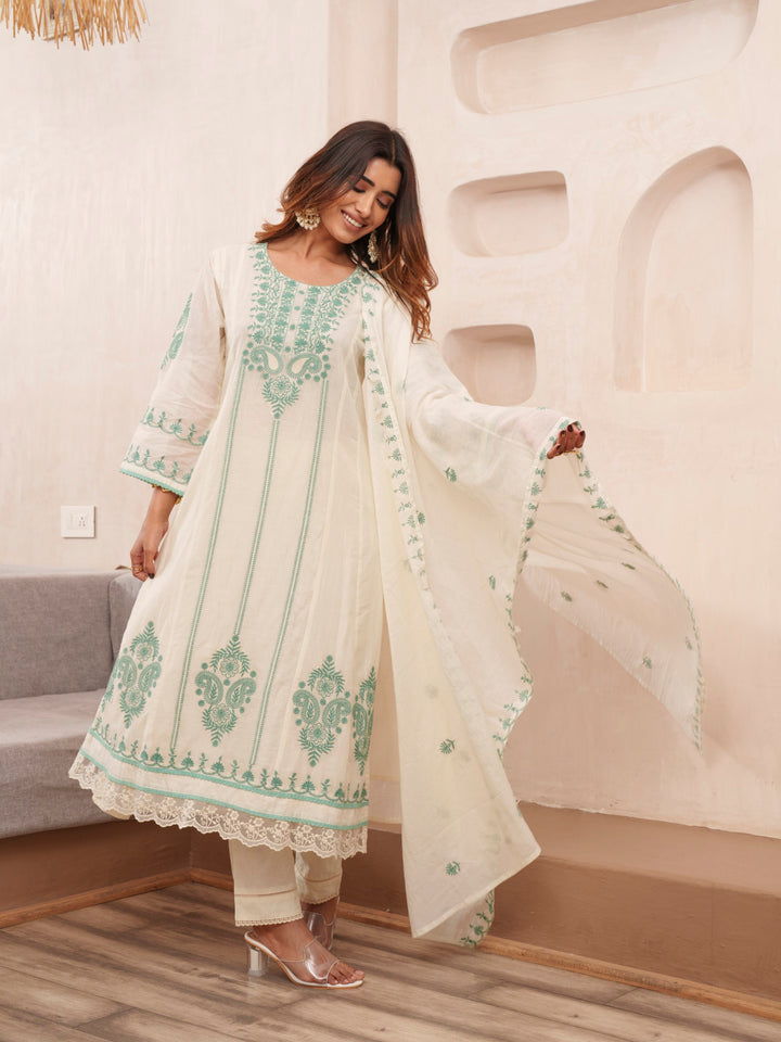 Tashvika Misriteal Cotton Embroidered Lawn Suit set