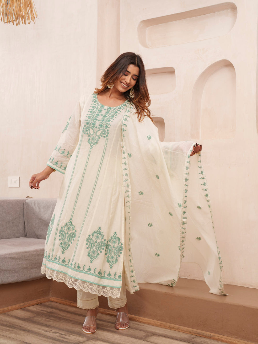 Tashvika Misriteal Cotton Embroidered Lawn Suit set