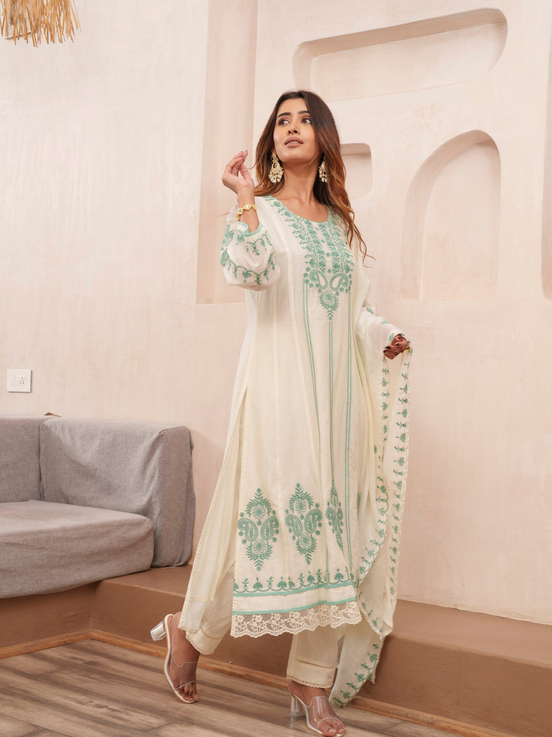 Tashvika Misriteal Cotton Embroidered Lawn Suit set