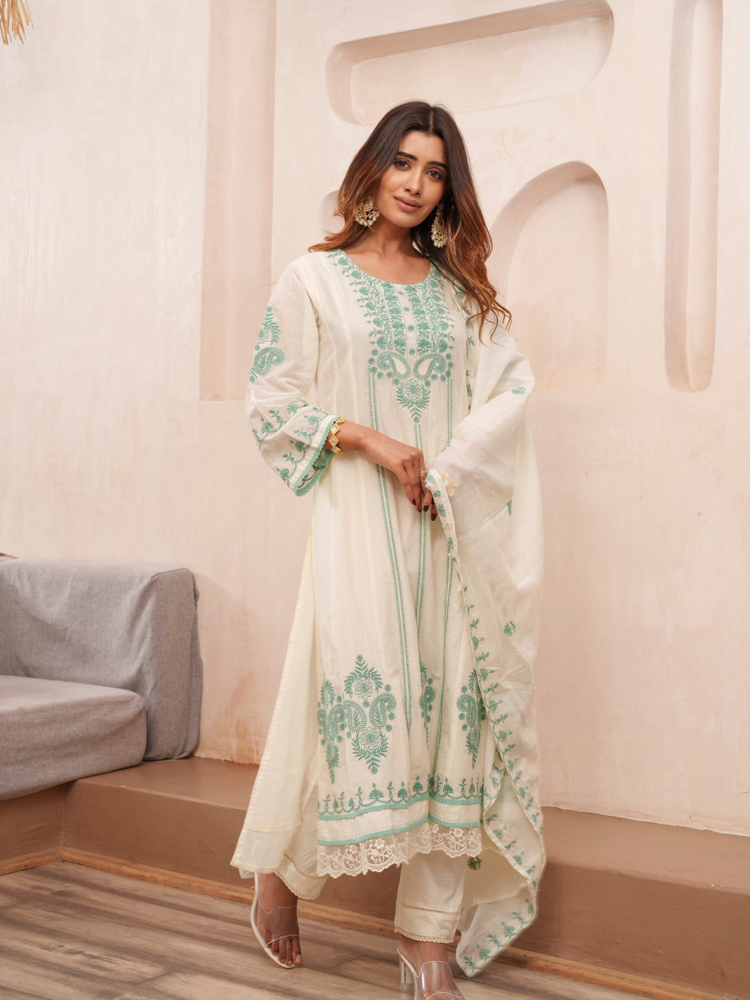 Tashvika Misriteal Cotton Embroidered Lawn Suit set