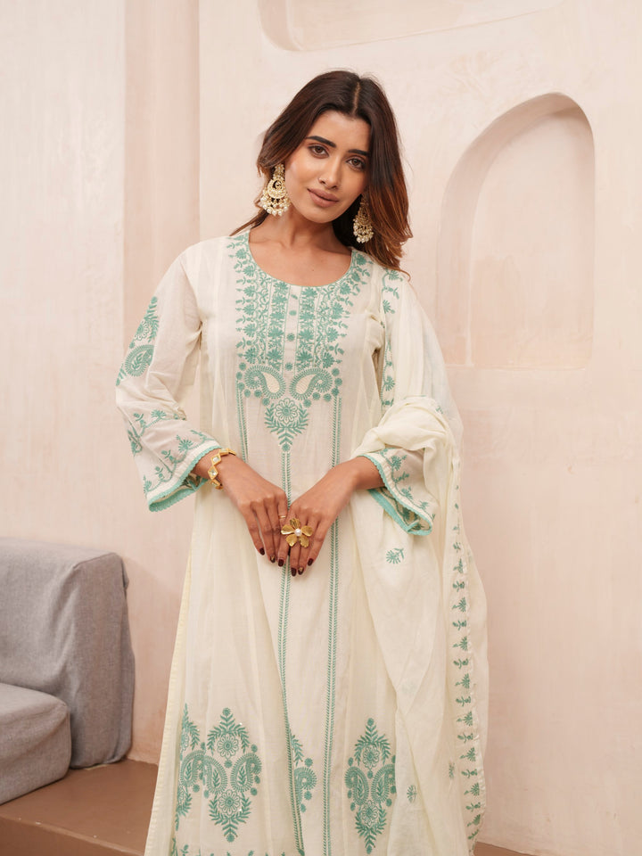 Tashvika Misriteal Cotton Embroidered Lawn Suit set