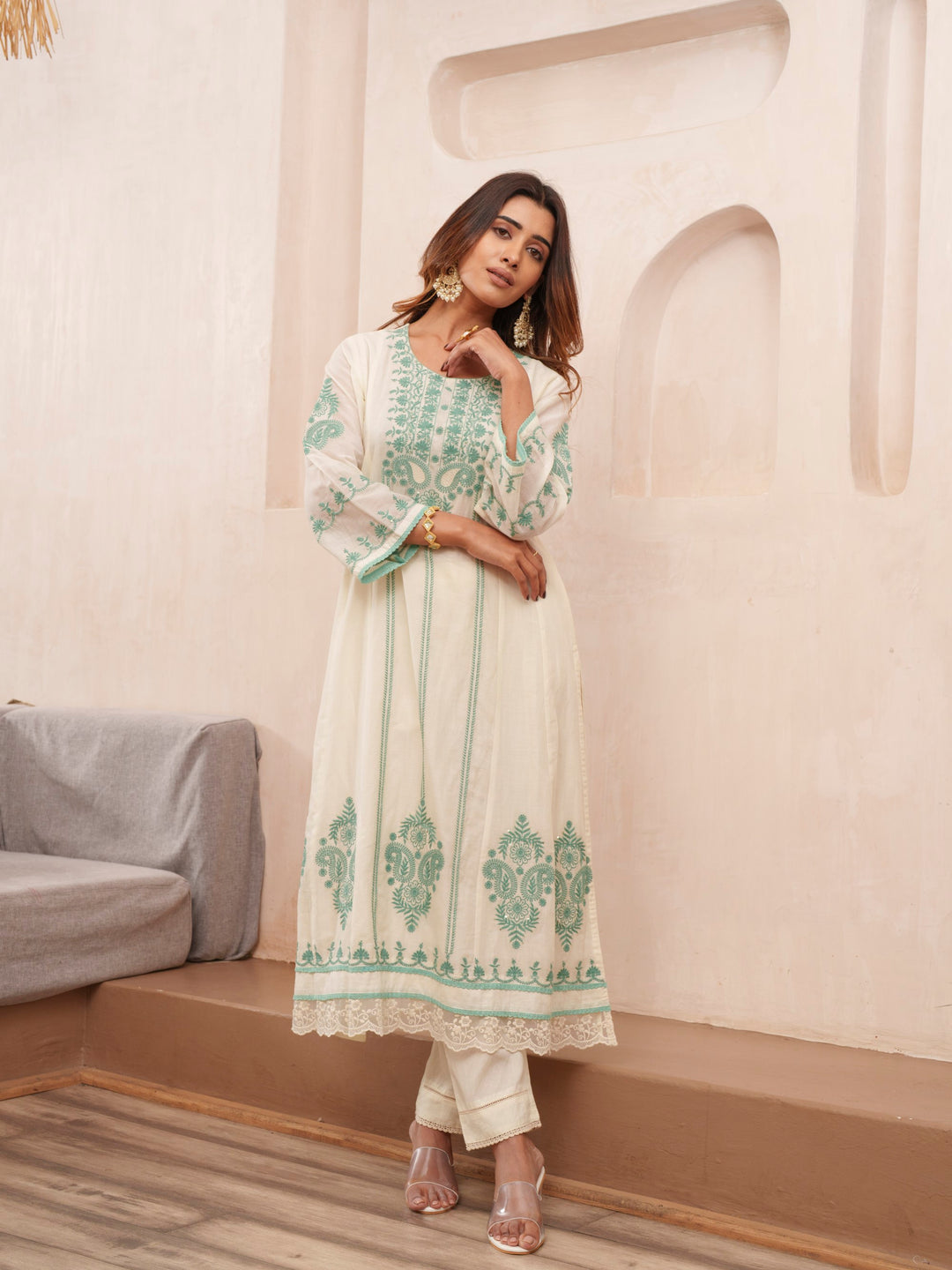 Tashvika Misriteal Cotton Embroidered Lawn Suit set