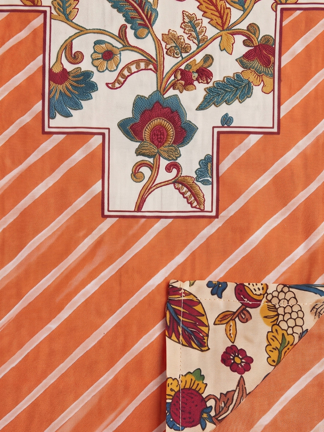 Akshara Rufos Printed Co-Ord Set (Comes With Potli)