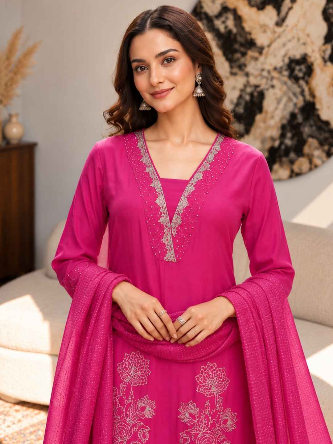 Albeli Rose Premium Work Suit Set