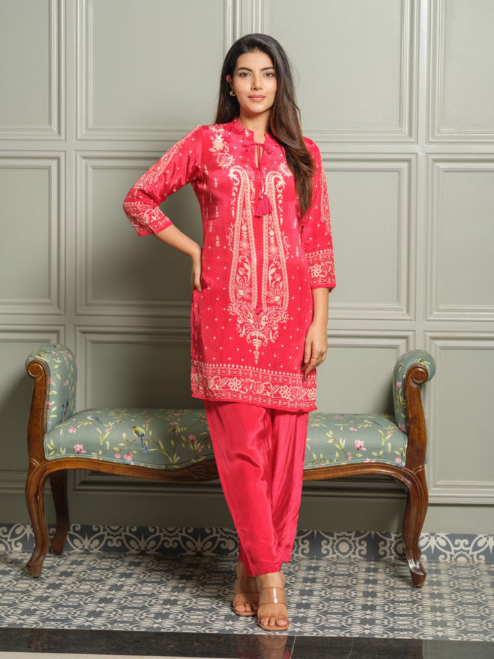 Palash zarqa printed co-ord set