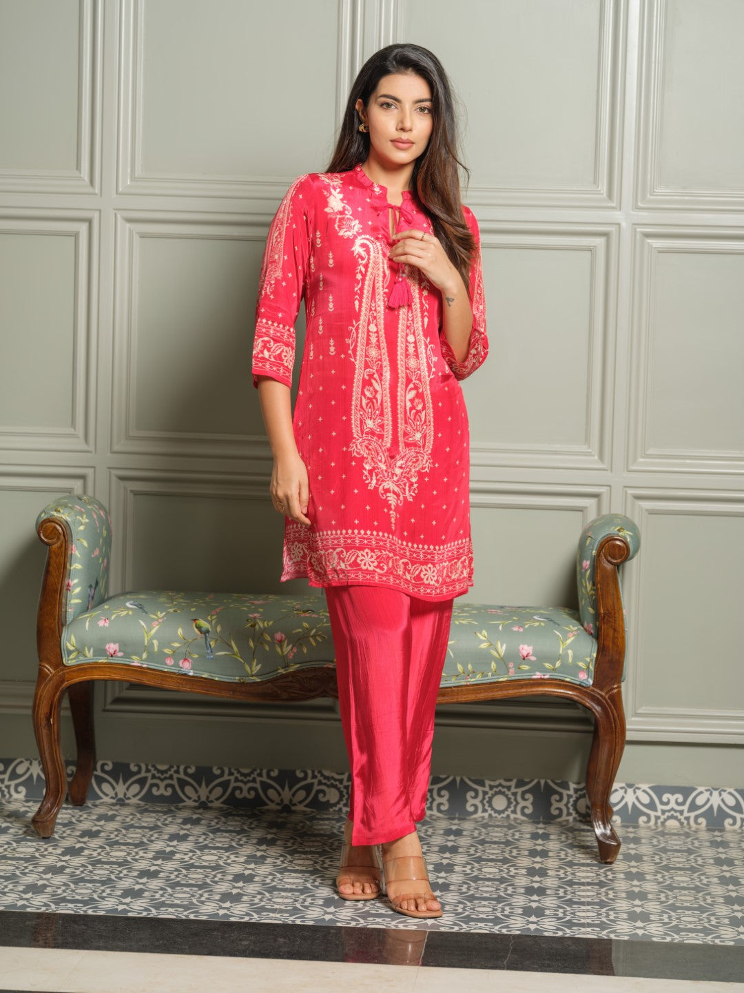 Palash zarqa printed co-ord set