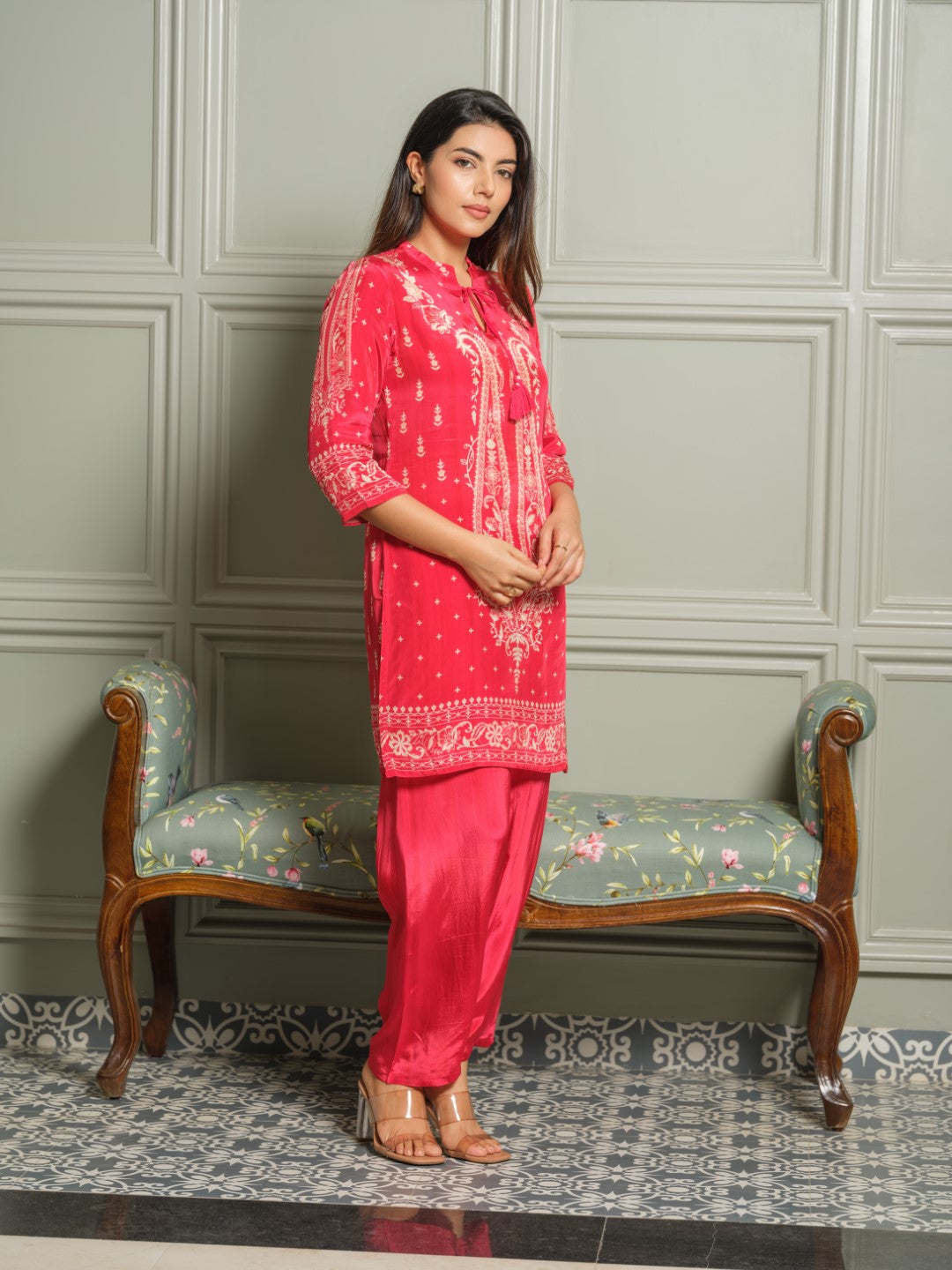 Palash zarqa printed co-ord set
